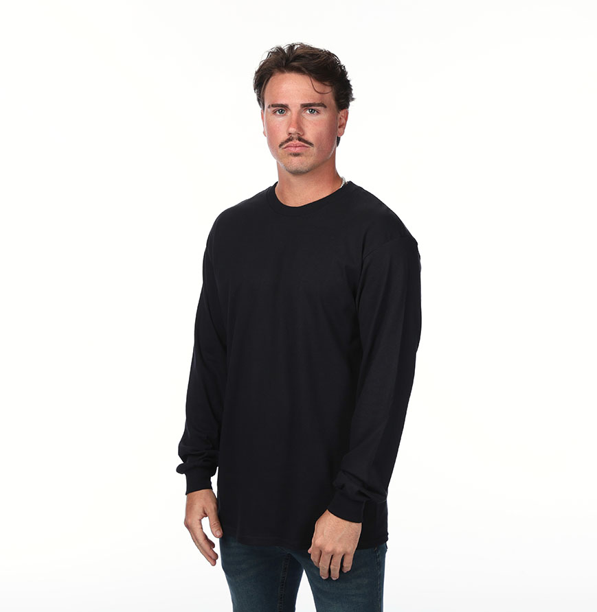 05 A.M. Black GENⅣ / Long Sleeves 4XLサイズ Gildan G540 Adult Heavy Cotton Long Sleeve T-Shirt | AllDayShirts