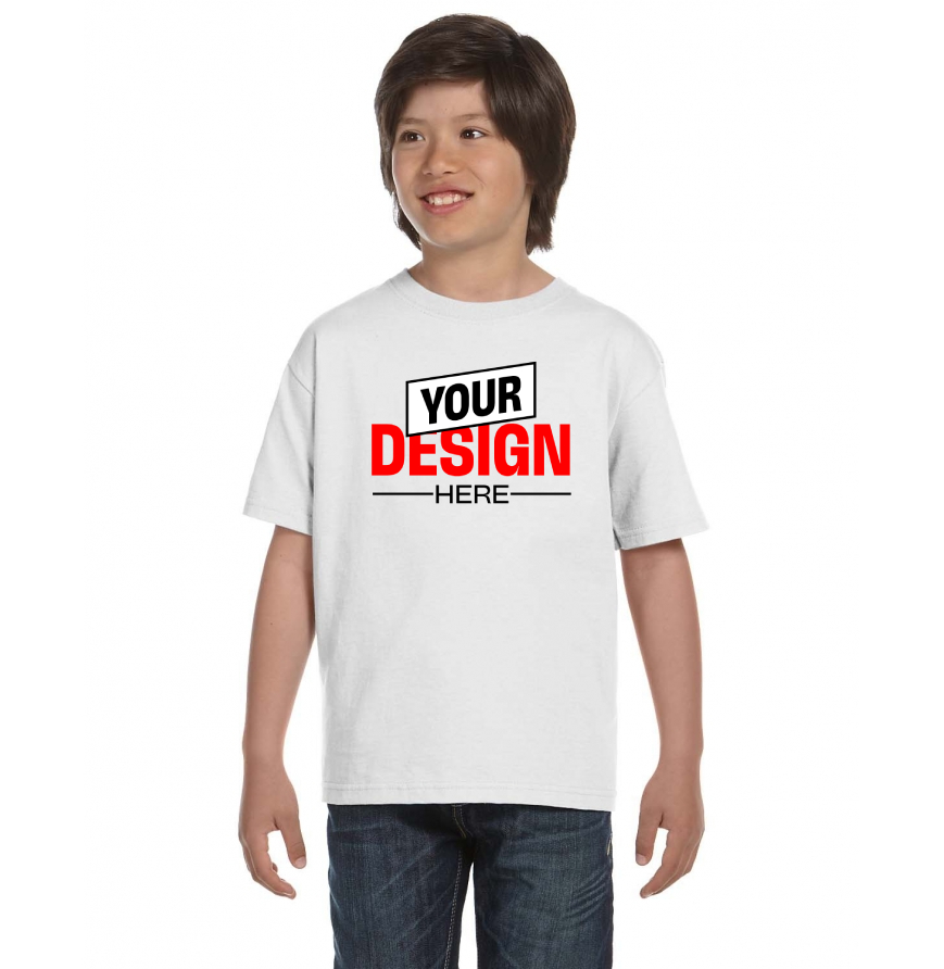 Gildan G800B White front