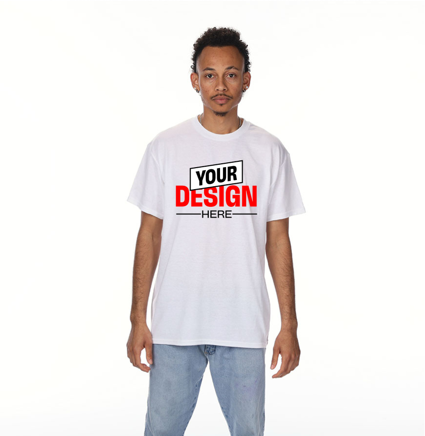 Gildan G800 White front