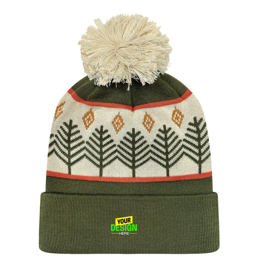 Locale GRNDSR Rustic Trees/ Olive Green front