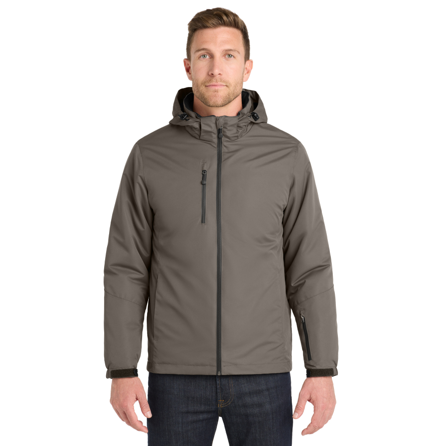 Port Authority J332 Deep Smoke/ Charcoal front