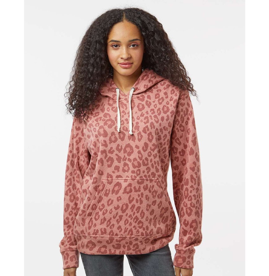 Dusty Rose Leopard Triblend color