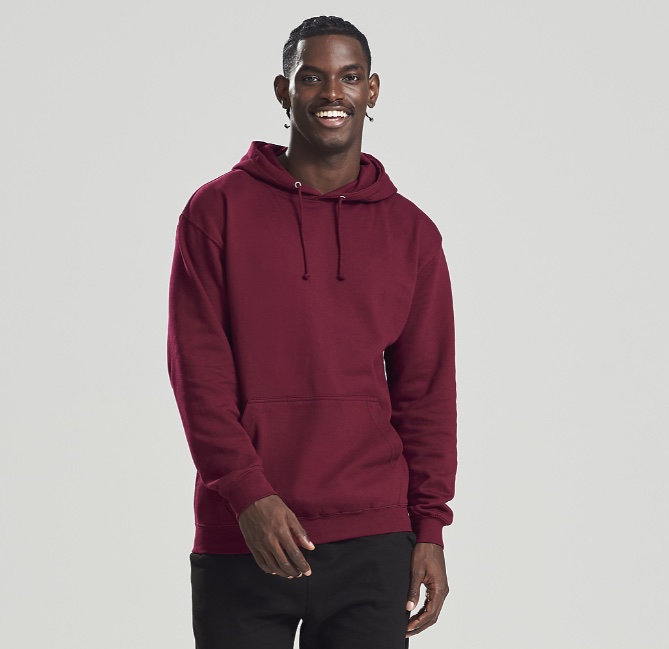 Just Hoods By AWDis JHA001 BURGUNDY front