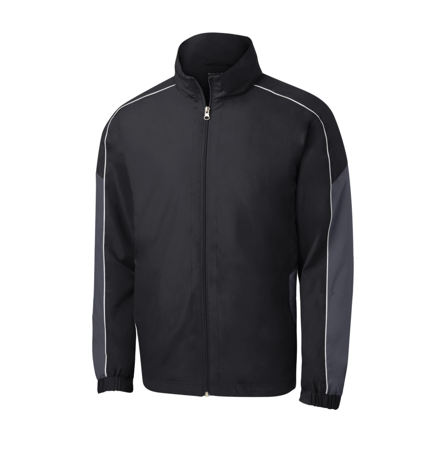 Sport-Tek JST61 Black/Grph Gry front