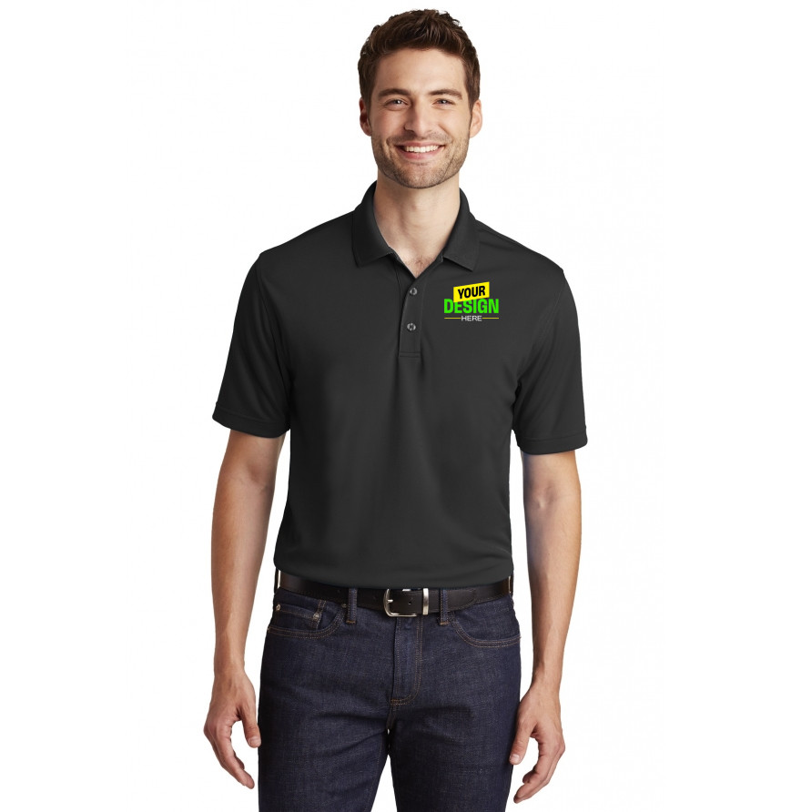 Port Authority K110 Deep Black front