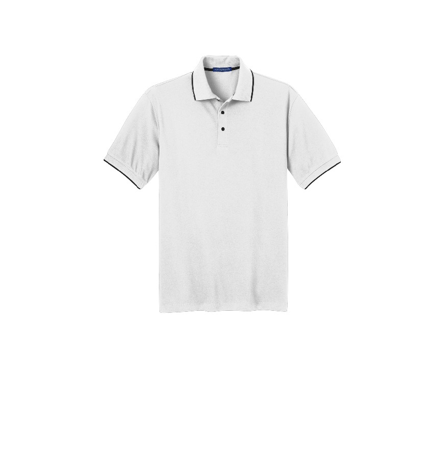Port Authority K454 White/ Jet Black front