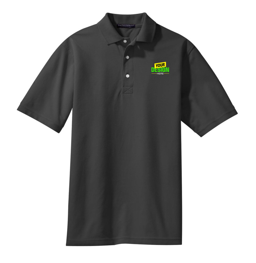Port Authority K455 Charcoal front