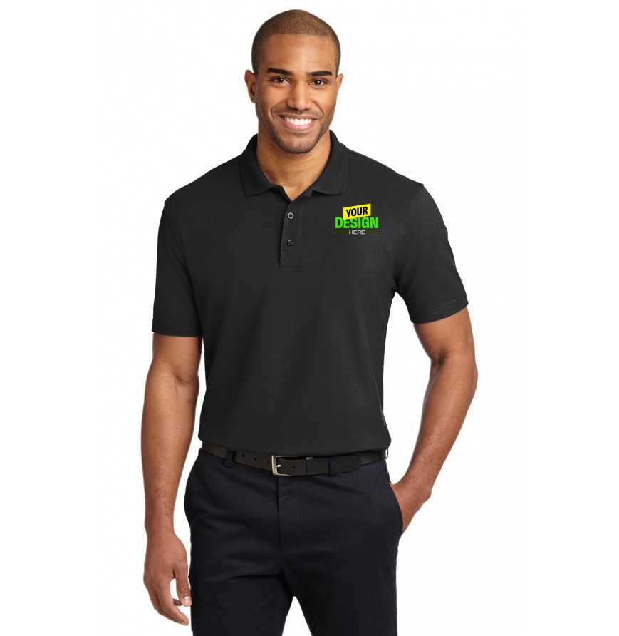 Port Authority K510 Black front