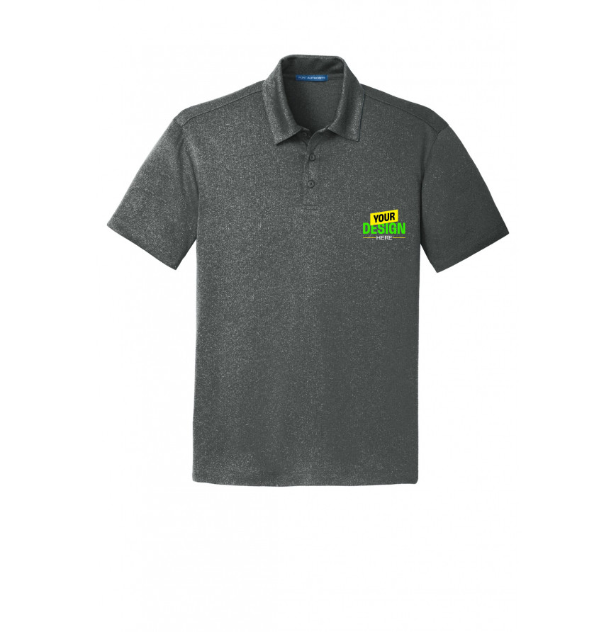 Port Authority K576 Charcoal Heather front