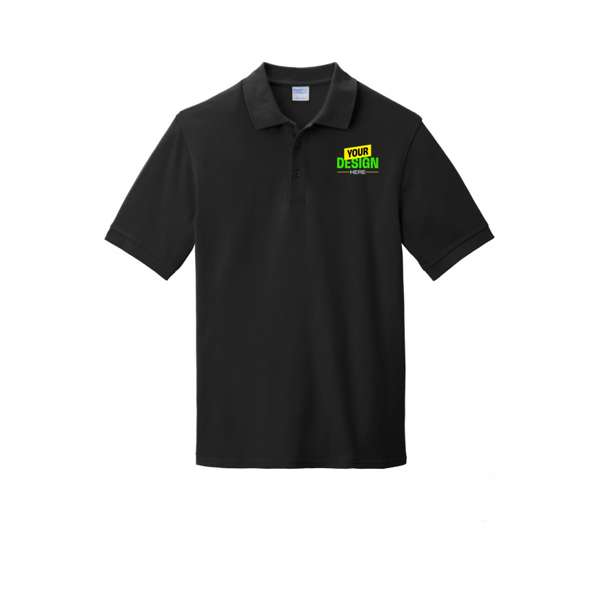 Port & Company KP1500 Jet Black front