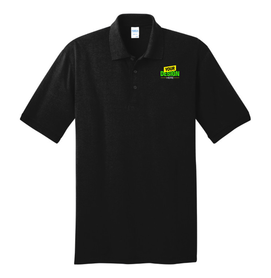 Port & Company KP55T Jet Black front
