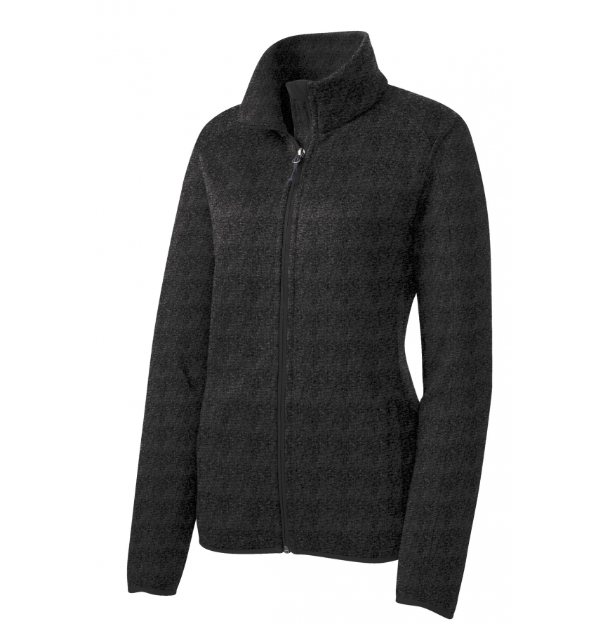 Port Authority L232 Black Heather front
