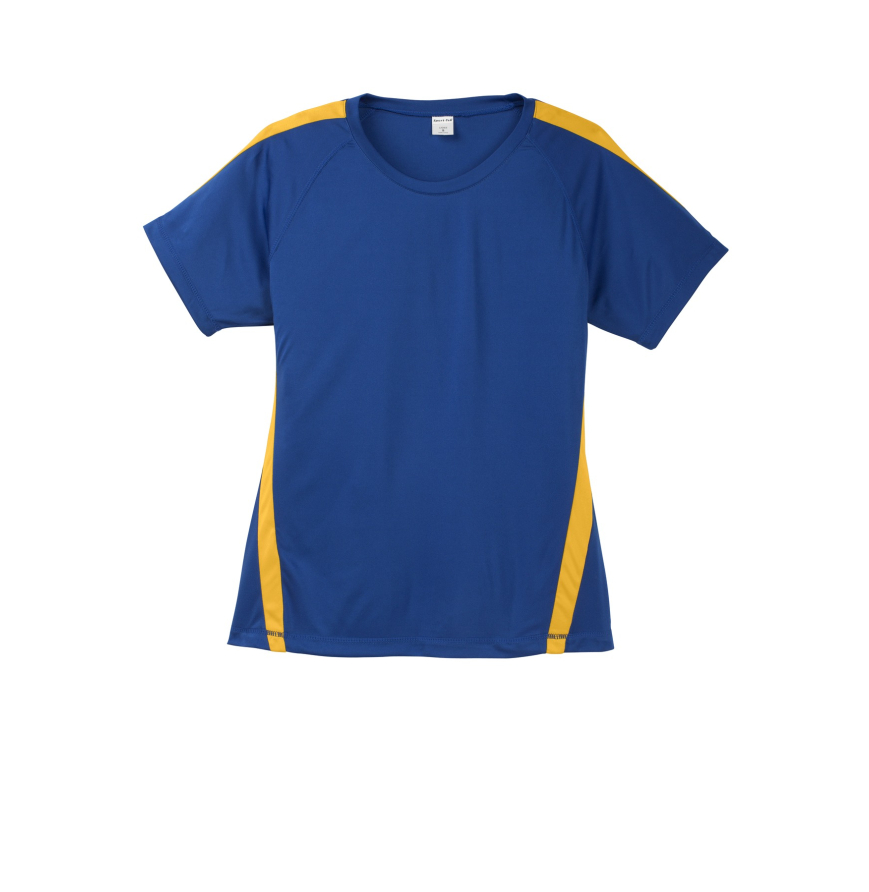 Sport-Tek LST351 Tr Royal/Gold front