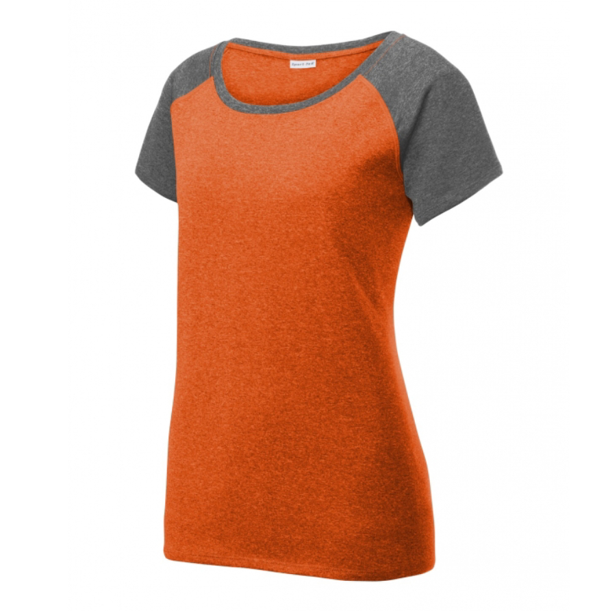 Deep Orange Heather/ Graphite Heather color