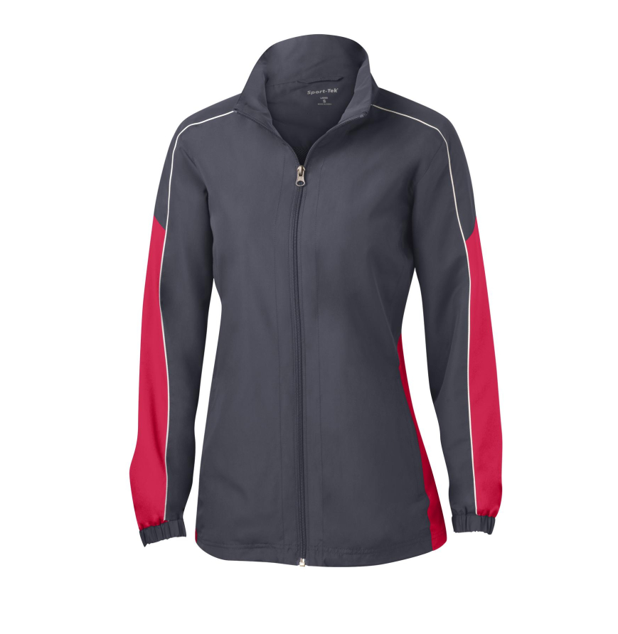 Sport-Tek LST61 Grph Gry/TrRed front