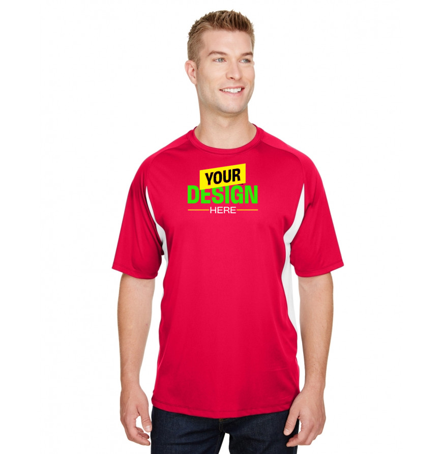 A4 Apparel N3181 Scarlet White front