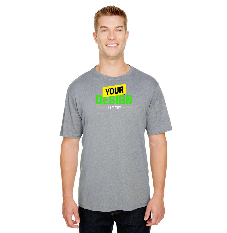 A4 Apparel N3381 Athletic Heather front