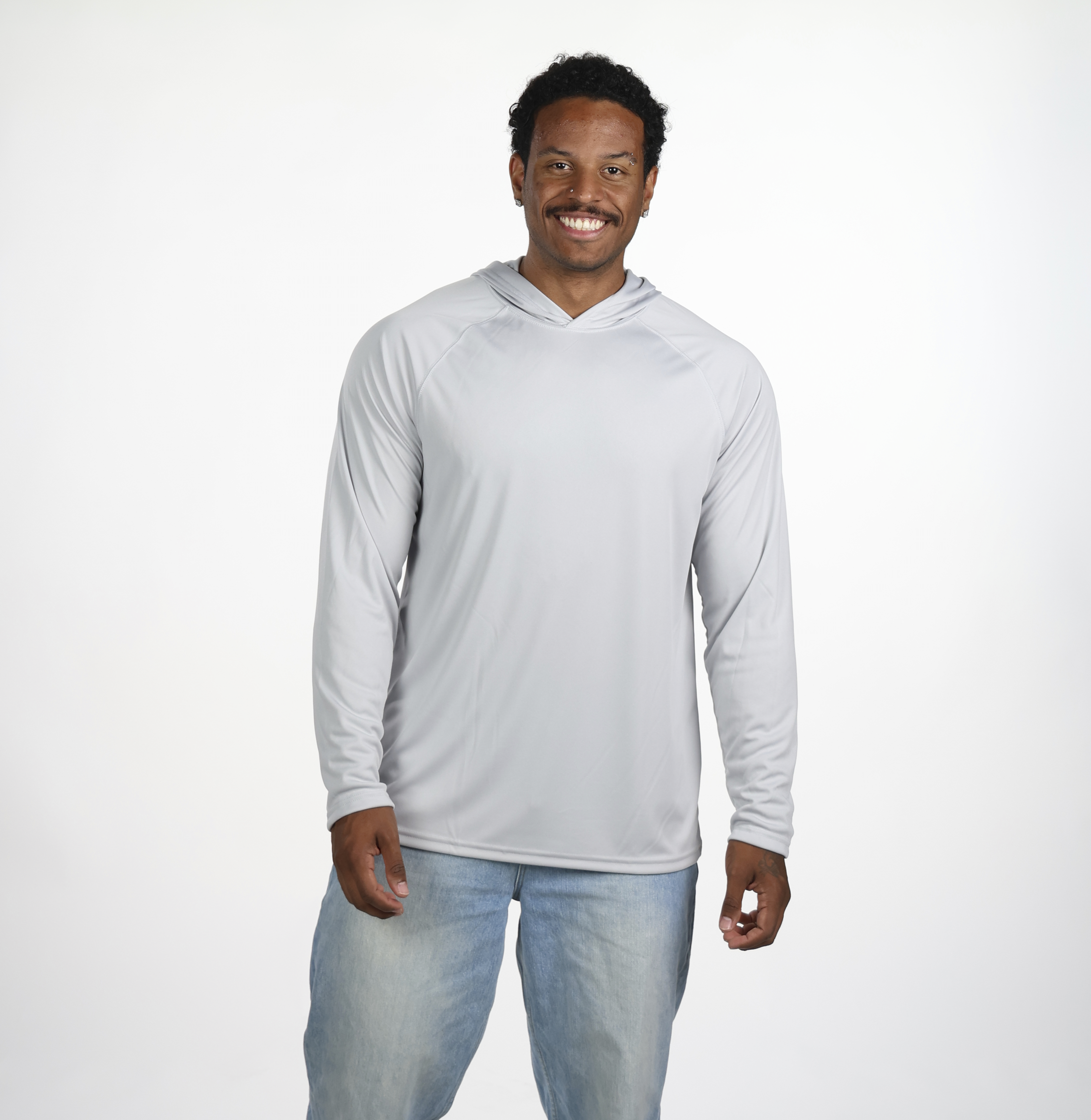 A4 Apparel N3409 Silver front