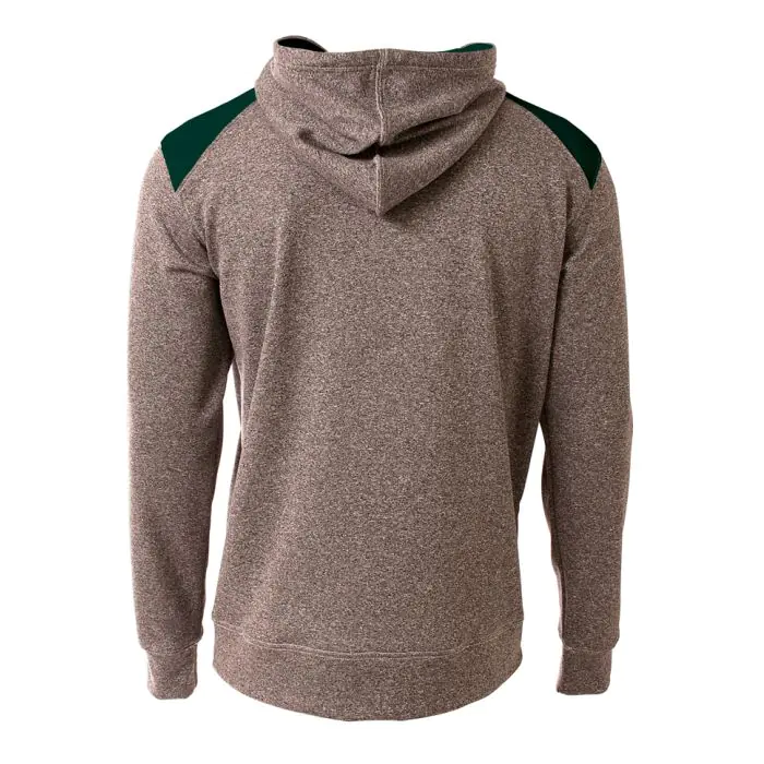 A4 Apparel N4093 Heather/Forest back