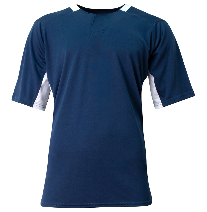 A4 Apparel N4191 NAVY/WHITE front