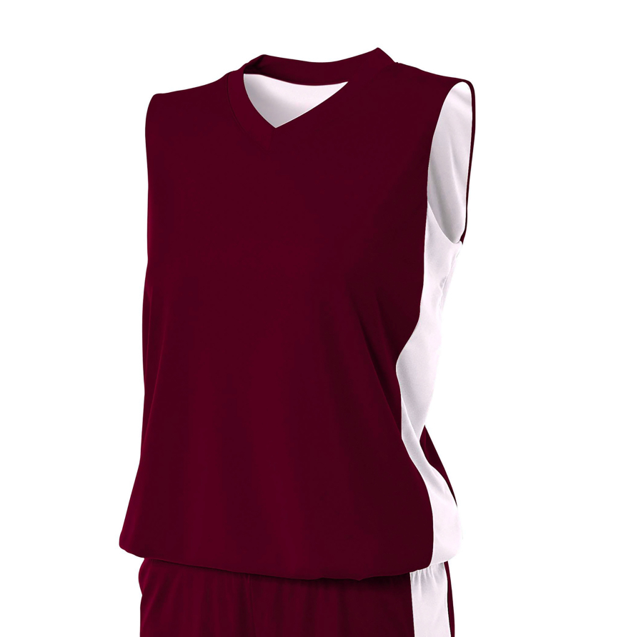 MAROON WHITE color