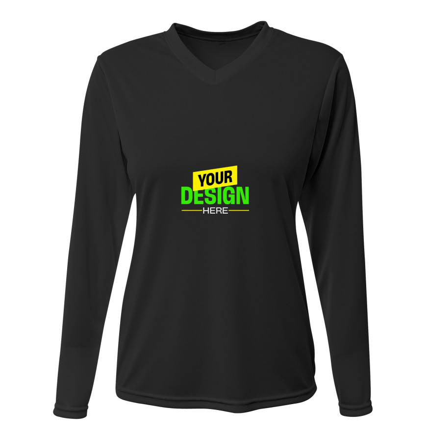 A4 Apparel NW3425 BLACK front