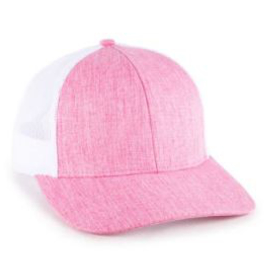 Outdoor Cap OC770L HEATHERED PINK/WHITE front