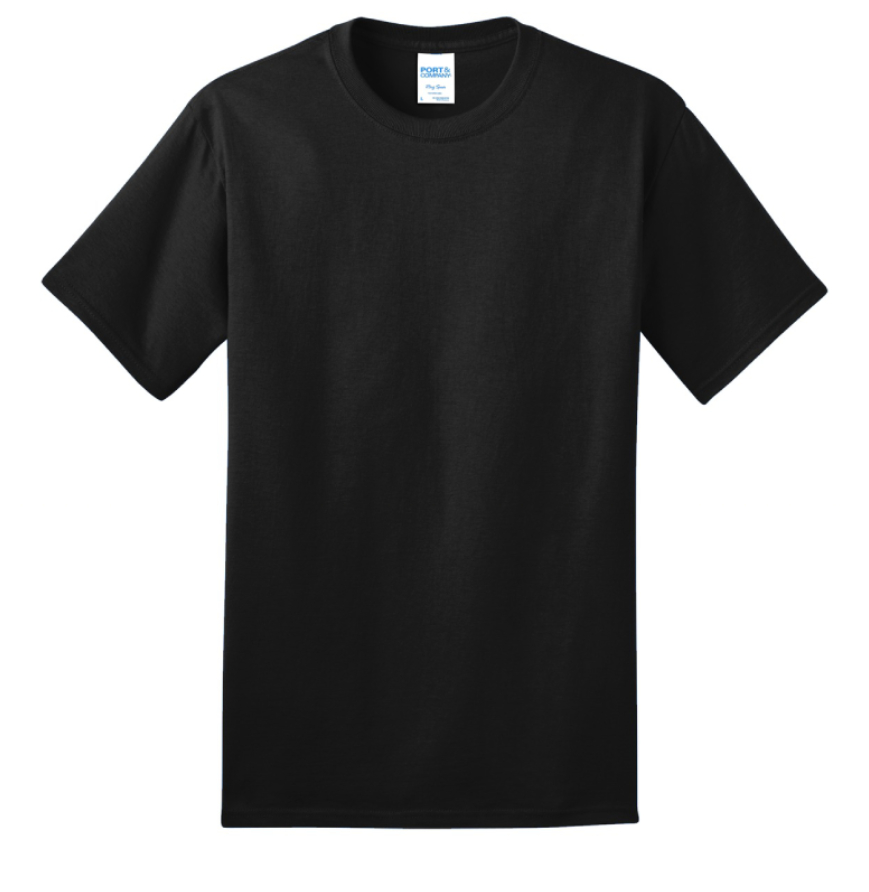 Port & Company PC150 Jet Black front