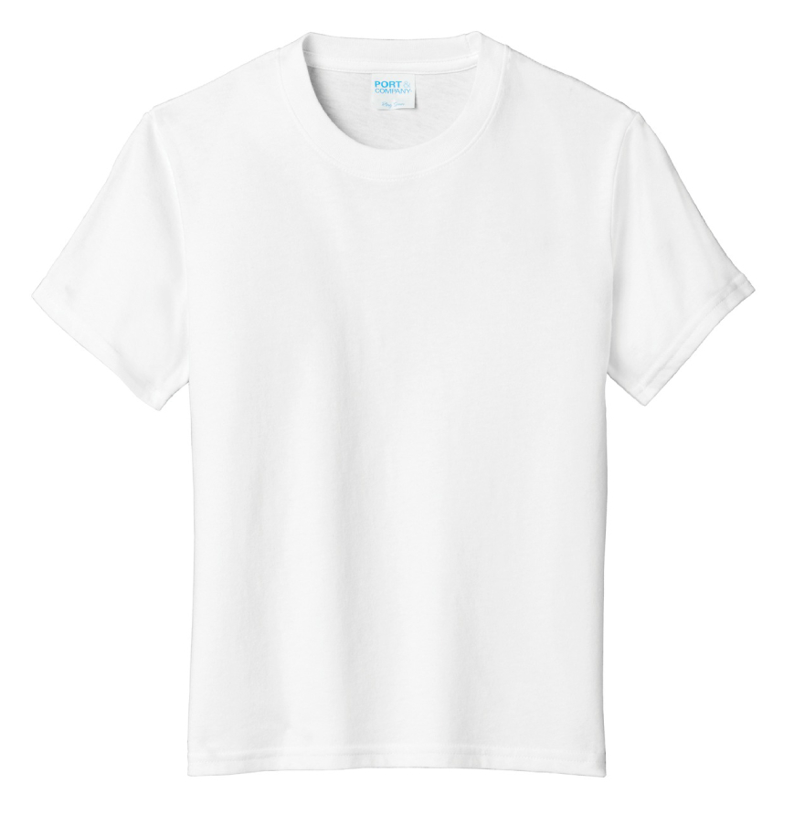 Port & Company PC455Y White front