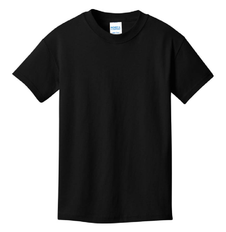 Port & Company PC54YDTG JetBlack front