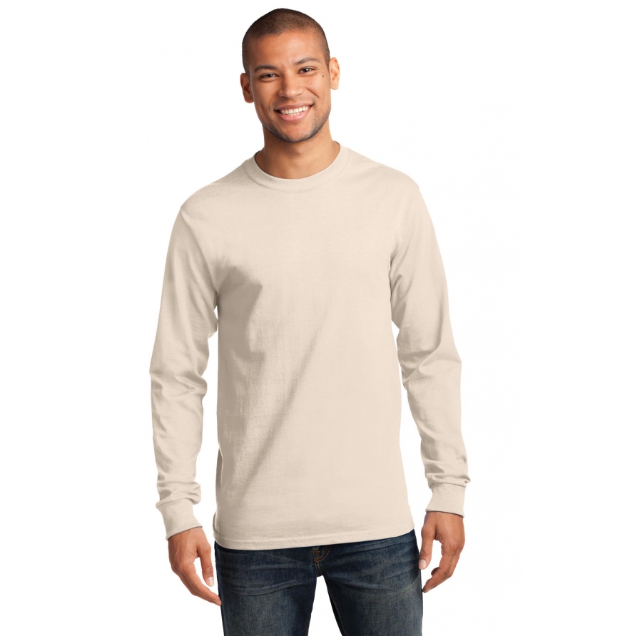 Port & Company PC61LS Natural front
