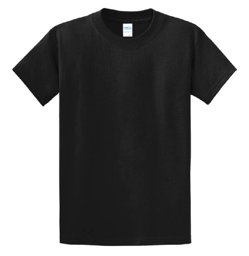 Port & Company PC61T Jet Black front