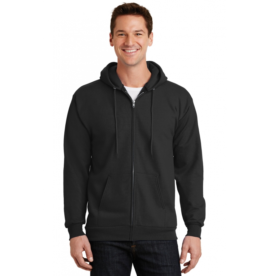 Port & Company PC90ZH Jet Black front