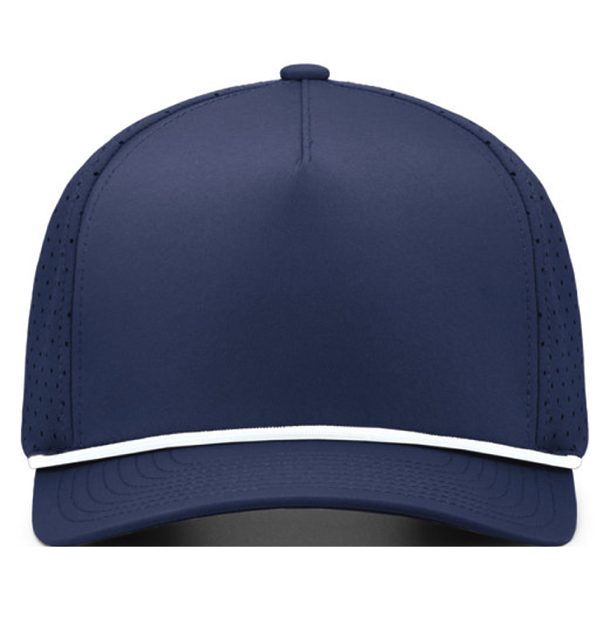 Pacific Headware PHP424 NAVY/WHITE front