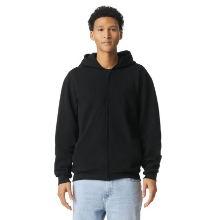 パーカー・フーディ STUDIO NICHOLSON FLEECE BACK ZIP THROUGH HOODIE WITH LOGO Studio Nicholson Fleece Back Zip Through Hoodie With Logo In