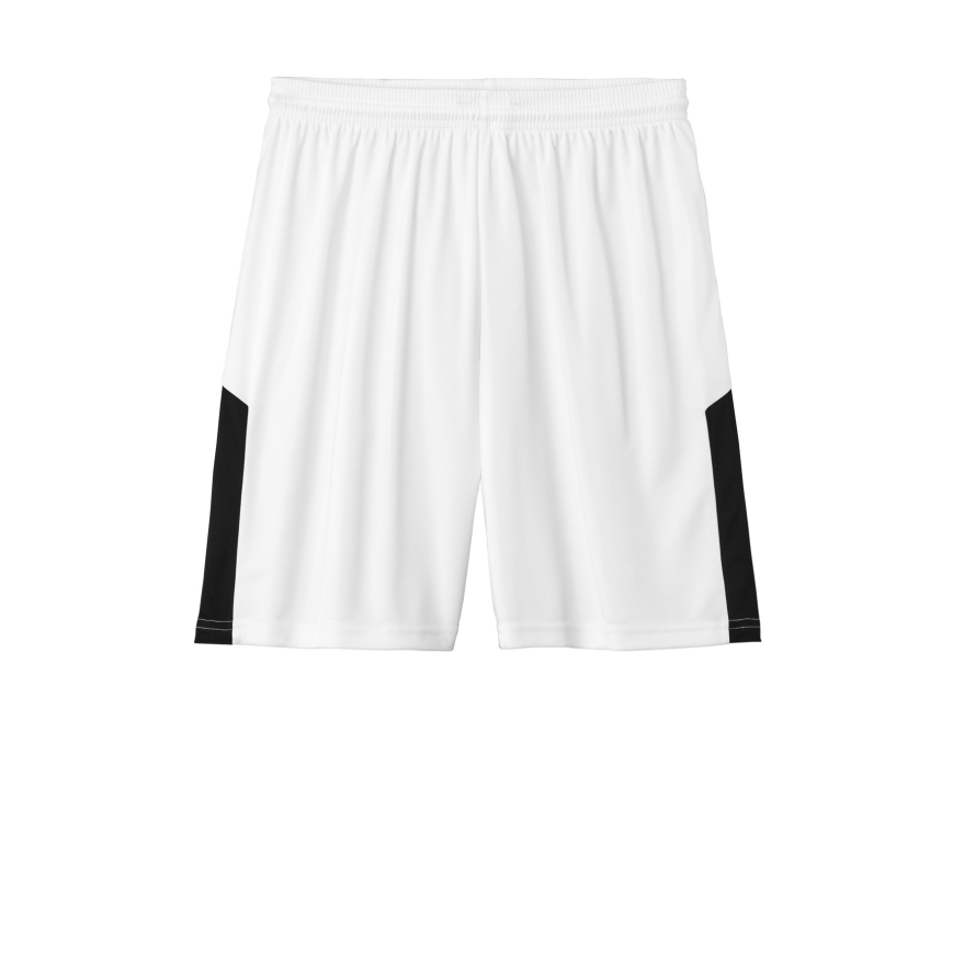 Sport-Tek ST103 White/Blk front