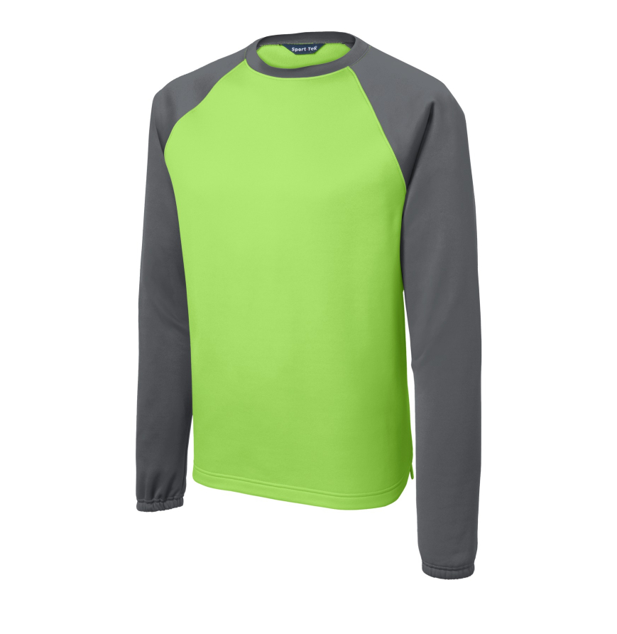 Sport-Tek ST242 Lime Sh/DS Gry front
