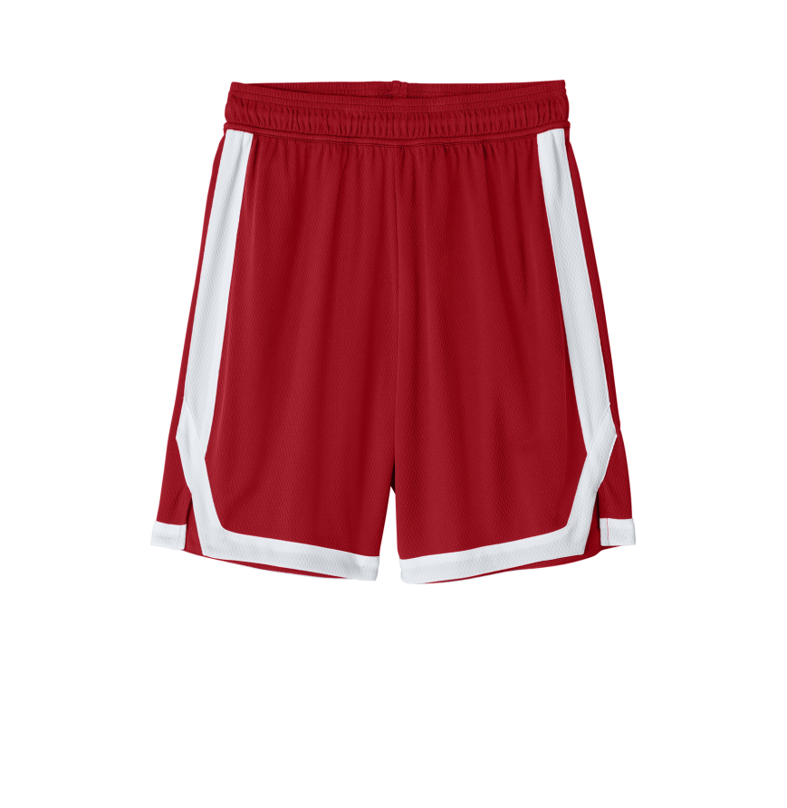 Sport-Tek ST901 DpRd/Wht front