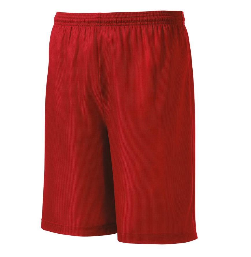 Sport-Tek T560 True Red/White front