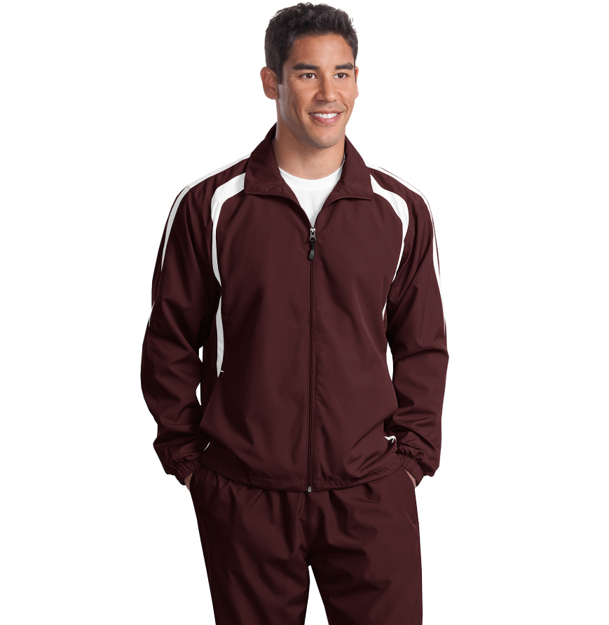 Sport-Tek TJST60 Maroon/White front