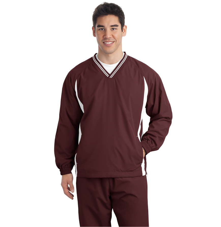 Sport-Tek TJST62 Maroon/White front