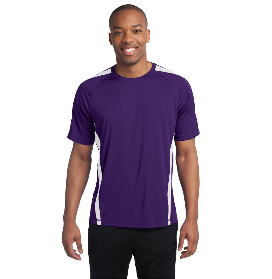 Sport-Tek TST351 Purple/White front