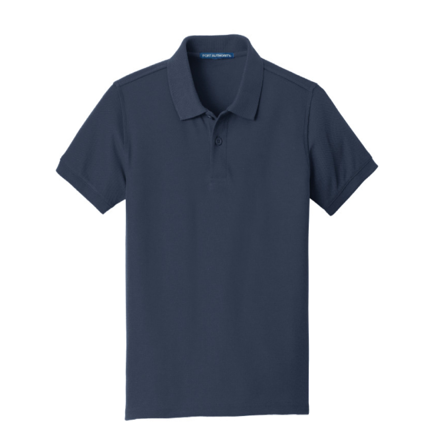 Port Authority Y100 River Blue Navy front