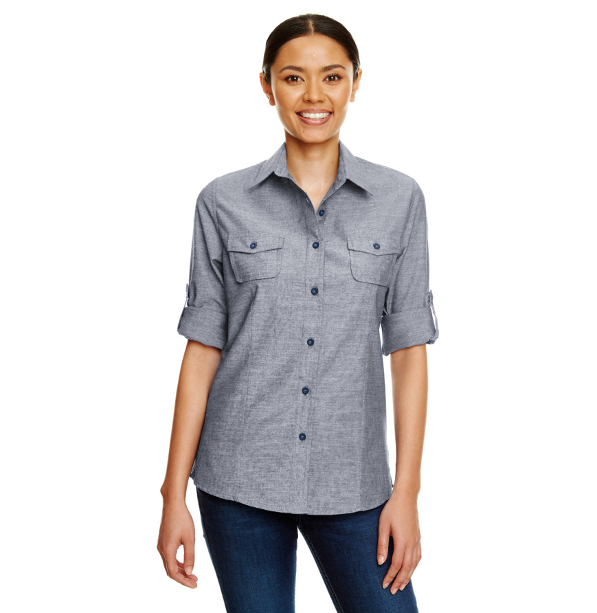 Burnside B5255 DARK DENIM front