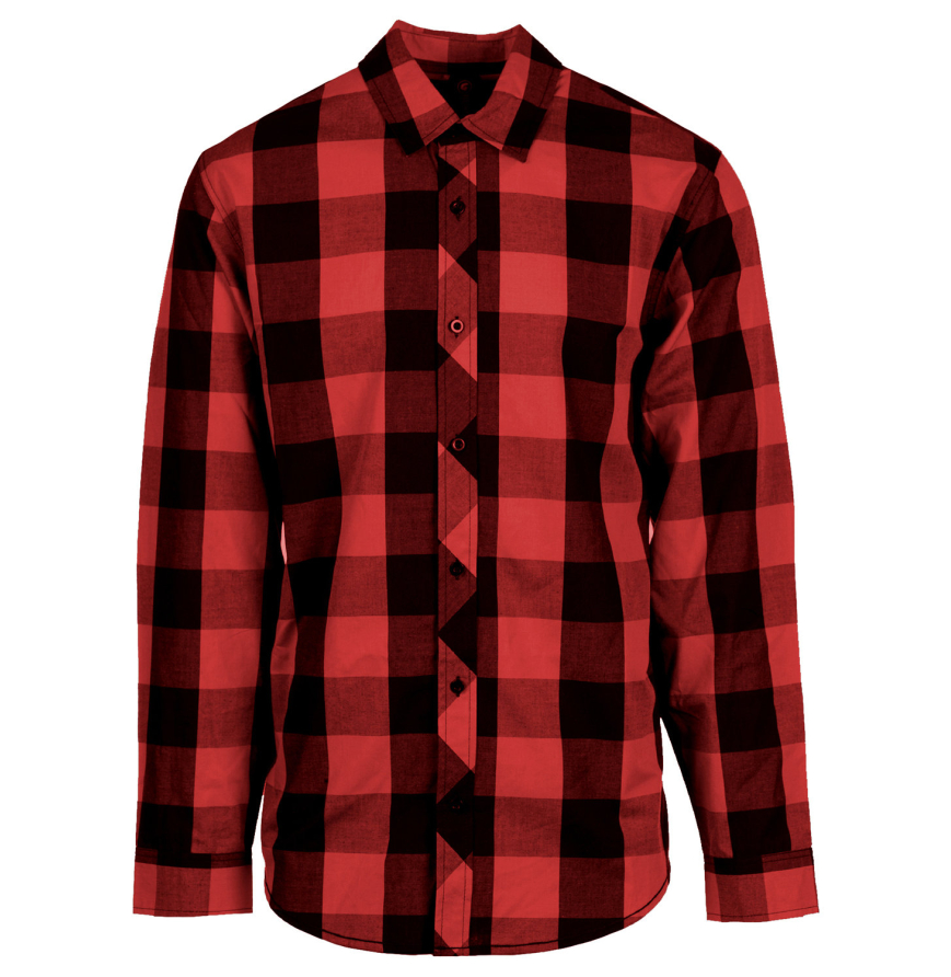 Burnside B8203 RED/ BLACK front