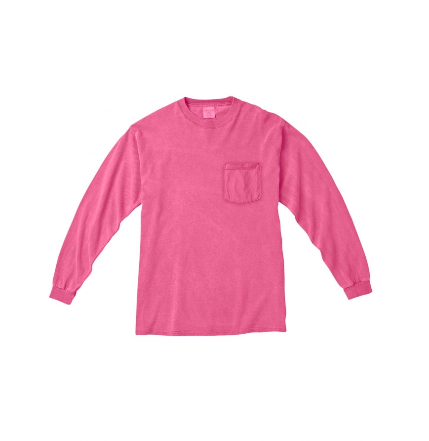 4410 Comfort Colors Long-Sleeve Pocket T-Shirt
