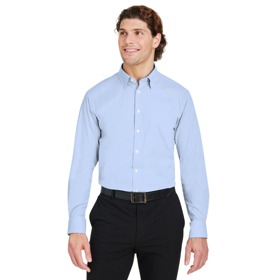 Devon & Jones DG537 FRENCH BLUE/ WHT front