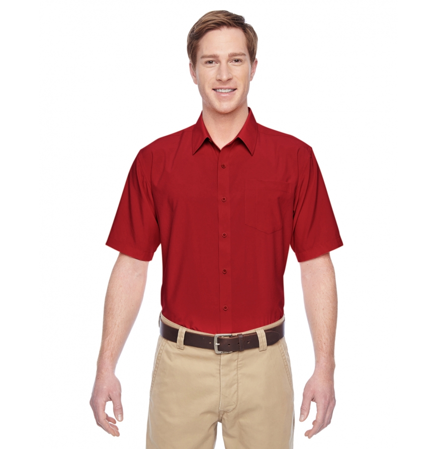 Harriton M610S Parrot Red front