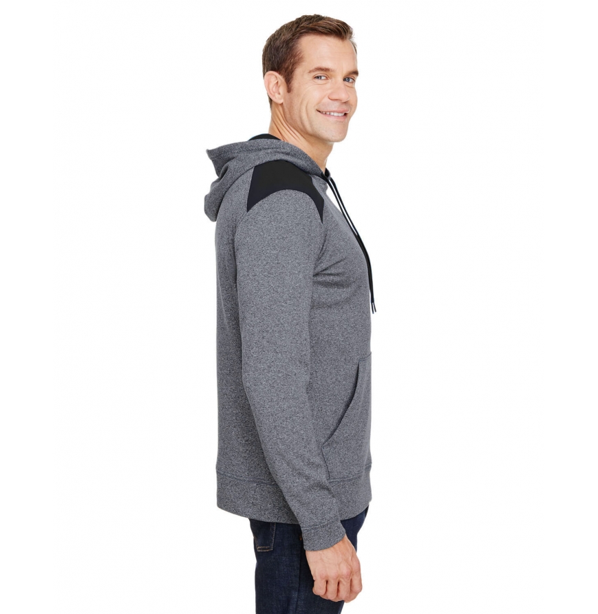 A4 Apparel N4093 Heather Black right