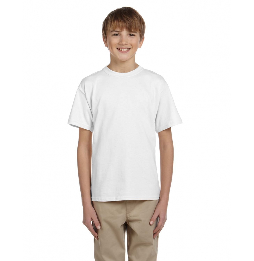 Hanes 5370 White front